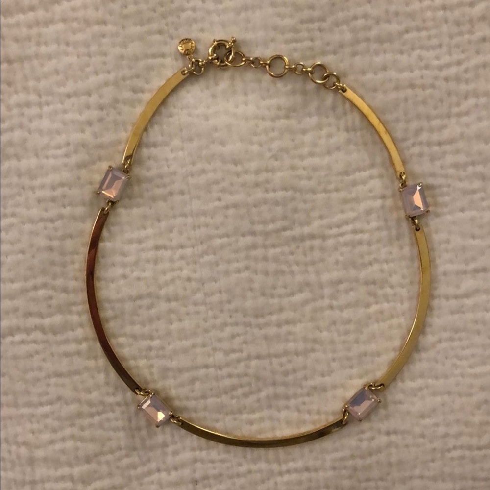 J Crew Gold Plated Chocker Necklace